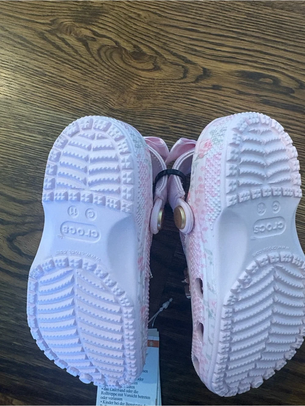 LoveShackFancy x Crocs Classic Clog - Little Kid - Pink Milk Size 11 NWT